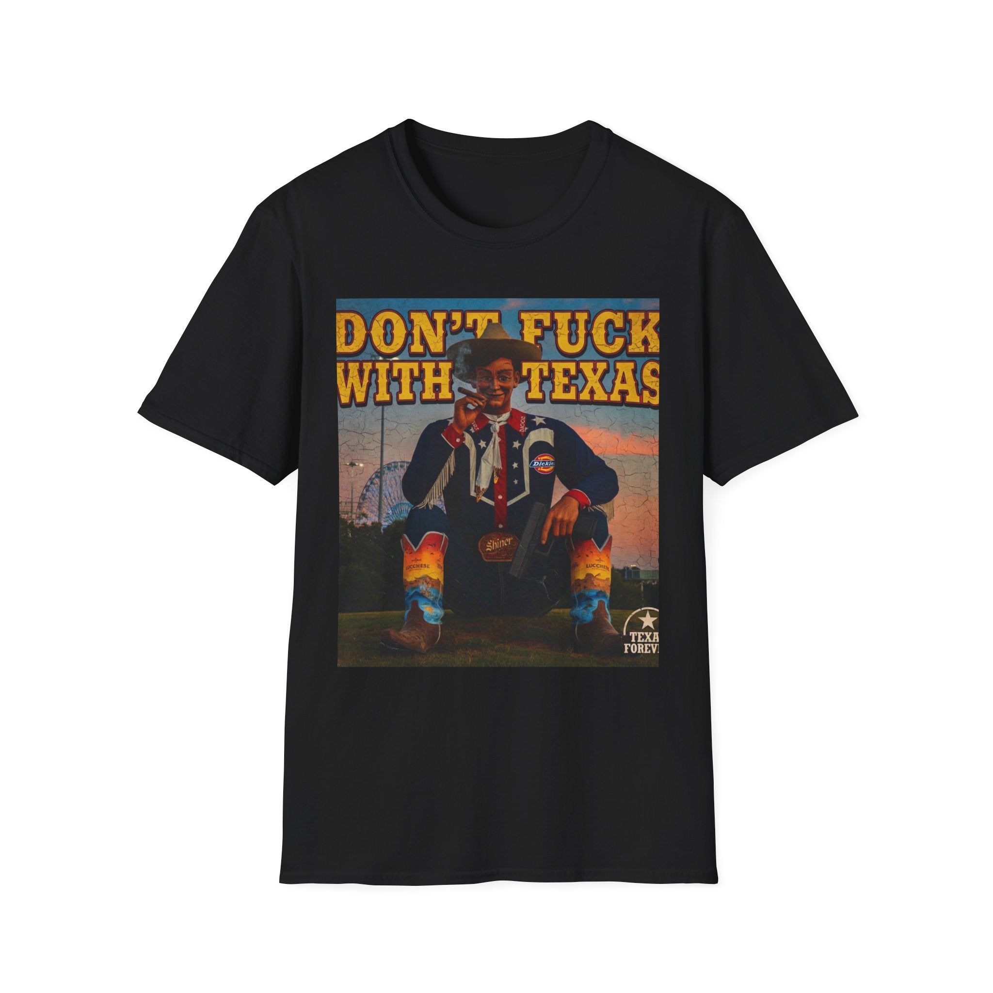 Don’t Fuck with Texas T-Shirt — Retro Bold Statement Tee